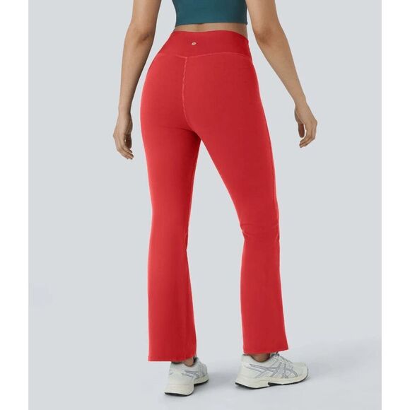 HALARA Vibrant Red Flare Leggings - Picture 2 of 2